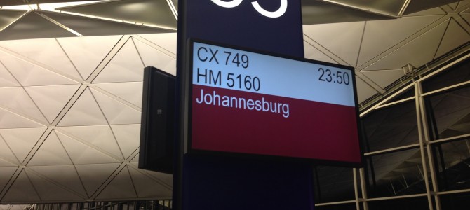 Flight Review: CX749 Cathay Pacific 777-300ER Business Class Hong Kong to Johannesburg